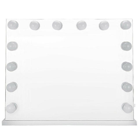 SM2432W - RECTANGLE SMART MIRROR WHITE BLUETOOTH SPEAKES CHARGING PORT