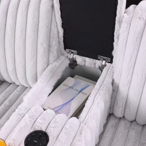 462 LOVE SEAT WITH CENTER CONSOLE 85X38X35